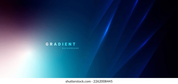 Blur gradient background glowing light effect.Vector illustration.