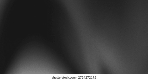 Blur gray smooth gradient with noise, monochrome background of brochure, magazine banner.