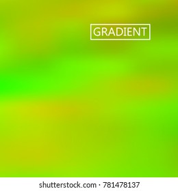 Blur green iridescent holographic background. Foil rainbow texture. Abstract soft pastel colors backdrop. Trendy creative vector cosmic gradient. Vibrant print illustration. Creative neon template.