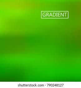 Blur green iridescent holographic background. Foil rainbow texture. Abstract soft pastel colors backdrop. Trendy creative vector cosmic gradient. Vibrant print illustration. Creative neon template.