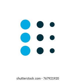 Blur icon colored symbol. Premium quality isolated circle element in trendy style.