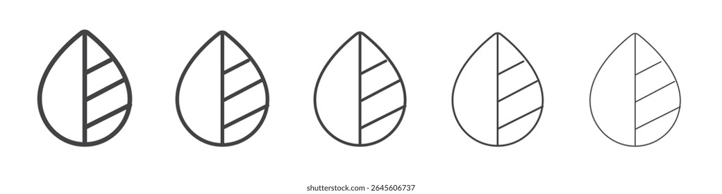 Blur icon outline ilustration vector symbol