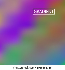 Blur iridescent holographic background. Foil rainbow texture. Abstract soft pastel colors backdrop. Trendy creative vector cosmic gradient. Vibrant print illustration. Creative neon template.