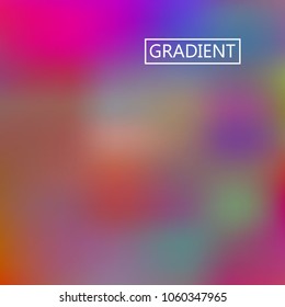 Blur iridescent holographic background. Foil rainbow texture. Abstract soft pastel colors backdrop. Trendy creative vector cosmic gradient. Vibrant print illustration. Creative neon template.