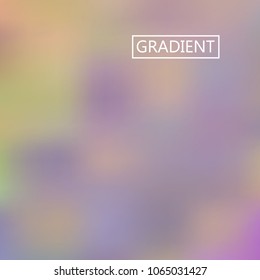 Blur iridescent holographic background. Foil rainbow texture. Abstract soft pastel colors backdrop. Trendy creative vector cosmic gradient. Vibrant print illustration. Creative neon template.