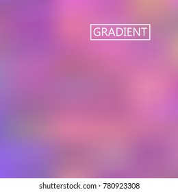 Blur iridescent holographic background. Foil rainbow texture. Abstract soft pastel colors backdrop. Trendy creative vector cosmic gradient. Vibrant print illustration. Creative neon template.
