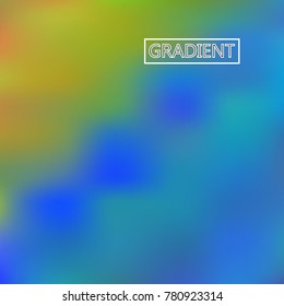 Blur iridescent holographic background. Foil rainbow texture. Abstract soft pastel colors backdrop. Trendy creative vector cosmic gradient. Vibrant print illustration. Creative neon template.