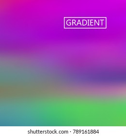 Blur iridescent holographic background. Foil rainbow texture. Abstract soft pastel colors backdrop. Trendy creative vector cosmic gradient. Vibrant print illustration. Creative neon template.