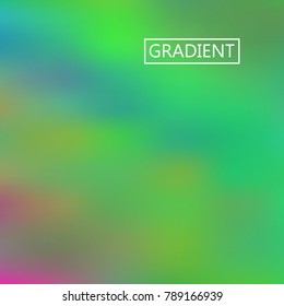 Blur iridescent holographic background. Foil rainbow texture. Abstract soft pastel colors backdrop. Trendy creative vector cosmic gradient. Vibrant print illustration. Creative neon template.