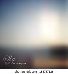 blur landscape vector background