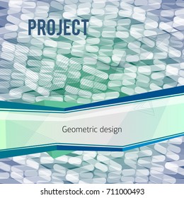 Blur light glow gradient background with mosaic ellipce. Graphic image template. Abstract vector Illustration eps 10 for your brochure to design annual report of  products for pharmaceptic industry
