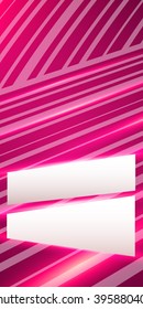 Blur light glow oblique stripes lines intersect gradient pink background with space place for your text. Graphic image template. Abstract Illustration for your business brochure