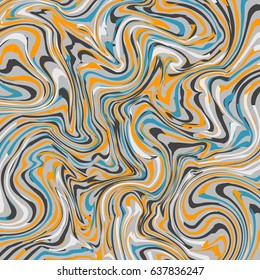 Blur marbling background with abstract oil painted waves. Abstract colorful bright painted vector background. Graphic style for wallpaper, wrapping, fabric, prints, banners 