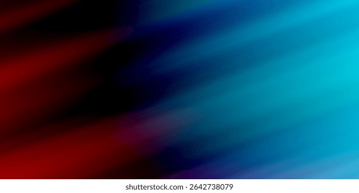 Blur neon glow. Color light overlay. Fluorescent radiance. Defocused vibrant pink blue soft flecks texture on dark art empty space background.
