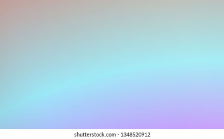 Blur Pastel Color gradient Background. For Abstract Modern Screen Design For Mobile App. Vector Illustration