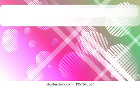 Blur Pastel Color Gradient Background with Line, Circle. For Cover Page, Poster, Banner Of Websites. Vector Illustration