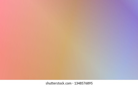 Blur Pastel Colorgradient Background. For Abstract Modern Screen Design For Mobile App. Vector Illustration