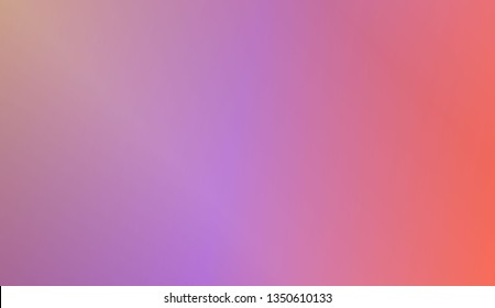 Blur Pastel Colorgradient Background. For Abstract Modern Screen Design For Mobile App. Vector Illustration