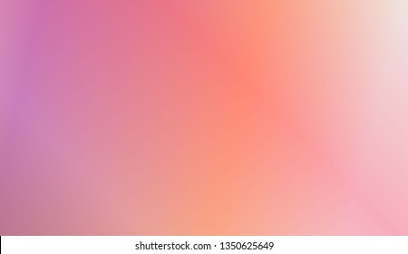 Blur Pastel Colorgradient Background. For Abstract Modern Screen Design For Mobile App. Vector Illustration
