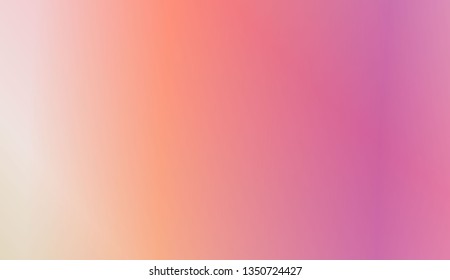 Blur Pastel Colorgradient Background. For Abstract Modern Screen Design For Mobile App. Vector Illustration