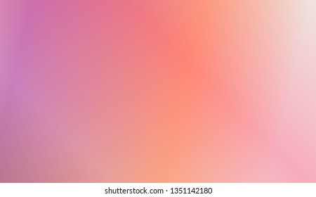 Blur Pastel Colorgradient Background. For Abstract Modern Screen Design For Mobile App. Vector Illustration