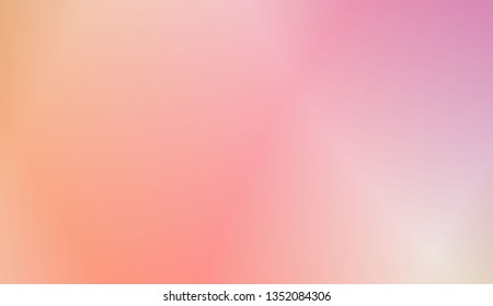 Blur Pastel Colorgradient Background. For Abstract Modern Screen Design For Mobile App. Vector Illustration