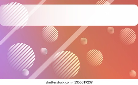 Blur Pastel ColorGradient Background with Line, Circle. For Your Graphic Design, Banner. Vector Illustration