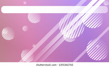 Blur Pastel ColorGradient Background with Line, Circle. For Your Graphic Design, Banner. Vector Illustration