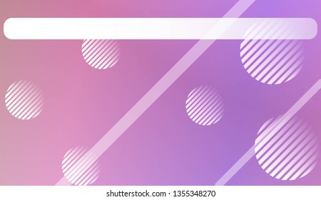 Blur Pastel ColorGradient Background with Line, Circle. For Your Graphic Design, Banner. Vector Illustration