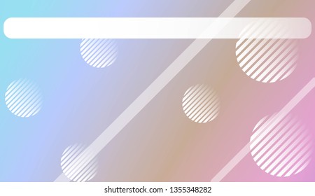 Blur Pastel ColorGradient Background with Line, Circle. For Your Graphic Design, Banner. Vector Illustration