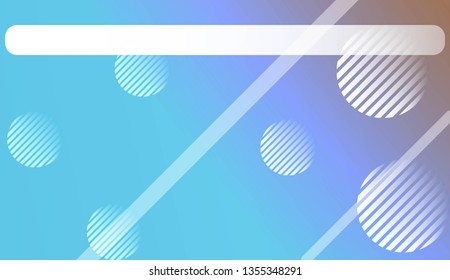 Blur Pastel ColorGradient Background with Line, Circle. For Your Graphic Design, Banner. Vector Illustration