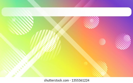 Blur Pastel ColorGradient Background with Line, Circle. For Your Design Wallpaper, Presentation, Banner, Flyer, Cover Page, Landing Page. Vector Illustration