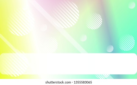 Blur Pastel ColorGradient Background with Line, Circle. For Cover Page, Poster, Banner Of Websites. Vector Illustration