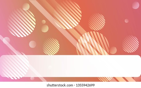 Blur Pastel ColorGradient Background with Line, Circle. For Your Graphic Design, Banner. Vector Illustration