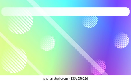 Blur Pastel ColorGradient Background with Line, Circle. For Cover Page, Poster, Banner Of Websites. Vector Illustration