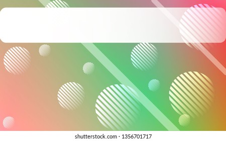 Blur Pastel ColorGradient Background with Line, Circle. For Cover Page, Poster, Banner Of Websites. Vector Illustration