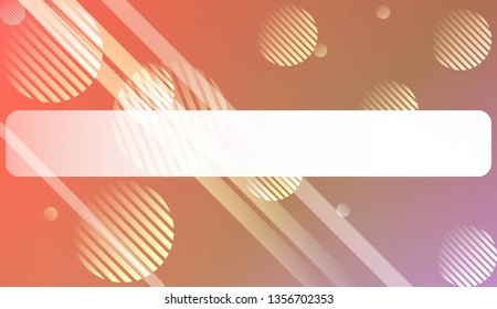Blur Pastel ColorGradient Background with Line, Circle. For Your Graphic Design, Banner. Vector Illustration