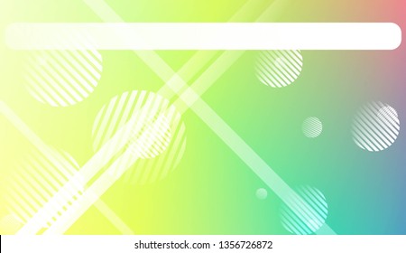 Blur Pastel ColorGradient Background with Line, Circle. For Cover Page, Poster, Banner Of Websites. Vector Illustration