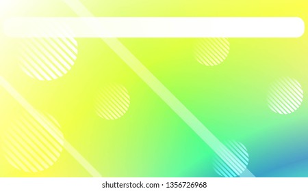 Blur Pastel ColorGradient Background with Line, Circle. For Cover Page, Poster, Banner Of Websites. Vector Illustration