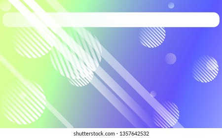 Blur Pastel ColorGradient Background with Line, Circle. For Cover Page, Poster, Banner Of Websites. Vector Illustration