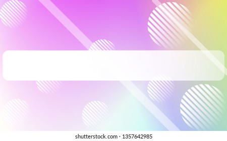 Blur Pastel ColorGradient Background with Line, Circle. For Cover Page, Poster, Banner Of Websites. Vector Illustration