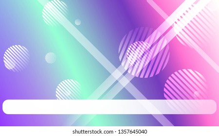 Blur Pastel ColorGradient Background with Line, Circle. For Cover Page, Poster, Banner Of Websites. Vector Illustration