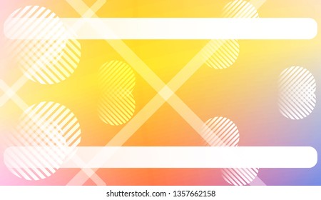 Blur Pastel ColorGradient Background with Line, Circle. For Your Graphic Wallpaper, Cover Book, Banner. Vector Illustration