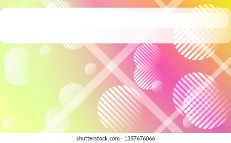 Blur Pastel ColorGradient Background with Line, Circle. For Your Graphic Wallpaper, Cover Book, Banner. Vector Illustration