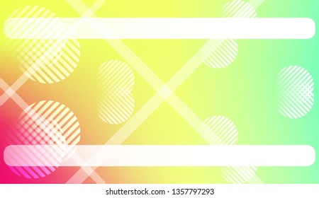 Blur Pastel ColorGradient Background with Line, Circle. For Your Design Wallpaper, Presentation, Banner, Flyer, Cover Page, Landing Page. Vector Illustration