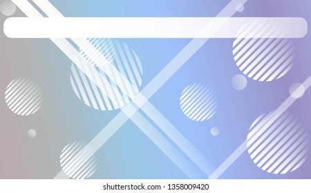 Blur Pastel ColorGradient Background with Line, Circle. For Your Graphic Design, Banner. Vector Illustration