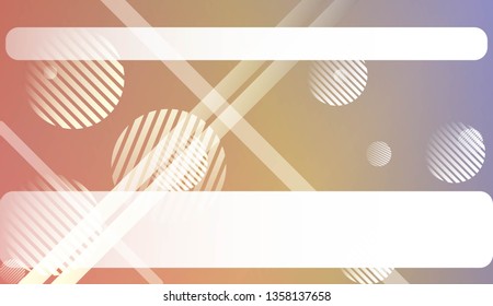 Blur Pastel ColorGradient Background with Line, Circle. For Your Graphic Design, Banner. Vector Illustration