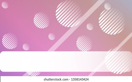 Blur Pastel ColorGradient Background with Line, Circle. For Your Graphic Design, Banner. Vector Illustration