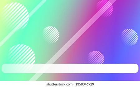 Blur Pastel ColorGradient Background with Line, Circle. For Cover Page, Poster, Banner Of Websites. Vector Illustration