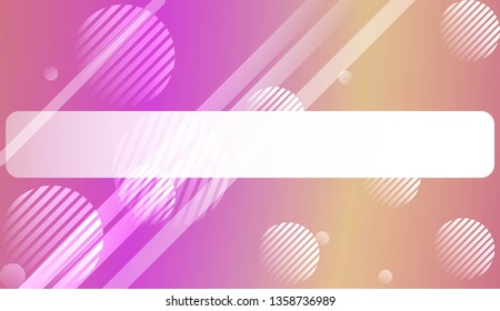 Blur Pastel ColorGradient Background with Line, Circle. For Your Graphic Design, Banner. Vector Illustration